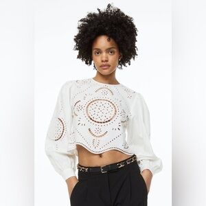 H&M Broderie Anglaise Blouse